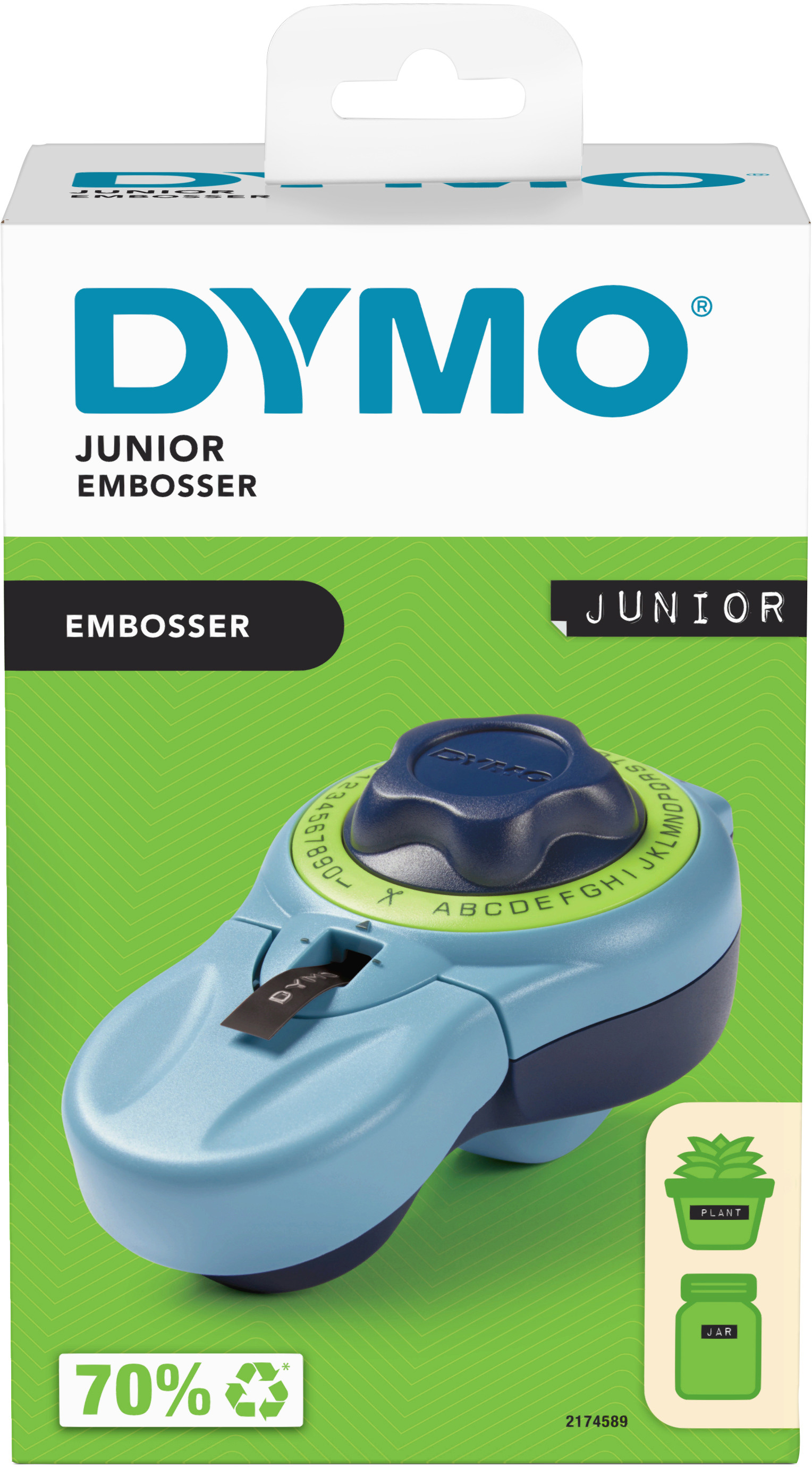 DYMO Prägegerät Junior S0717900 blau 9mm