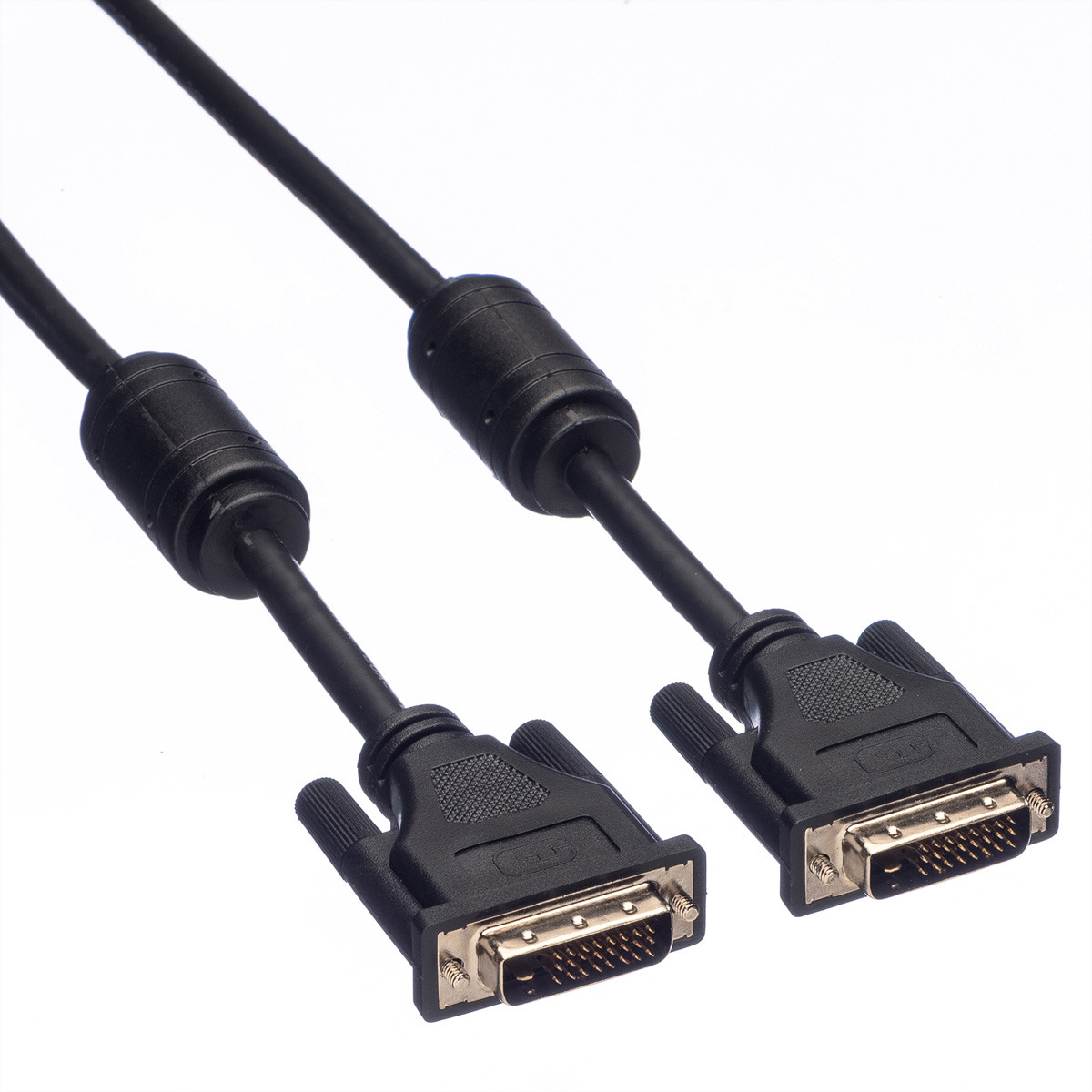 ROLINE DVI Kabel, (24+1) dual link 11.04.5525 Black, ST/ST, 2m