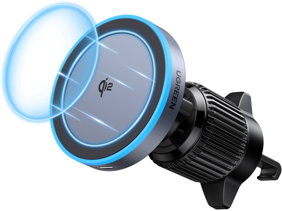 UGREEN Car Charger Magnetic 15W,Qi2 35970 BB Wireless, Air Vent Mount