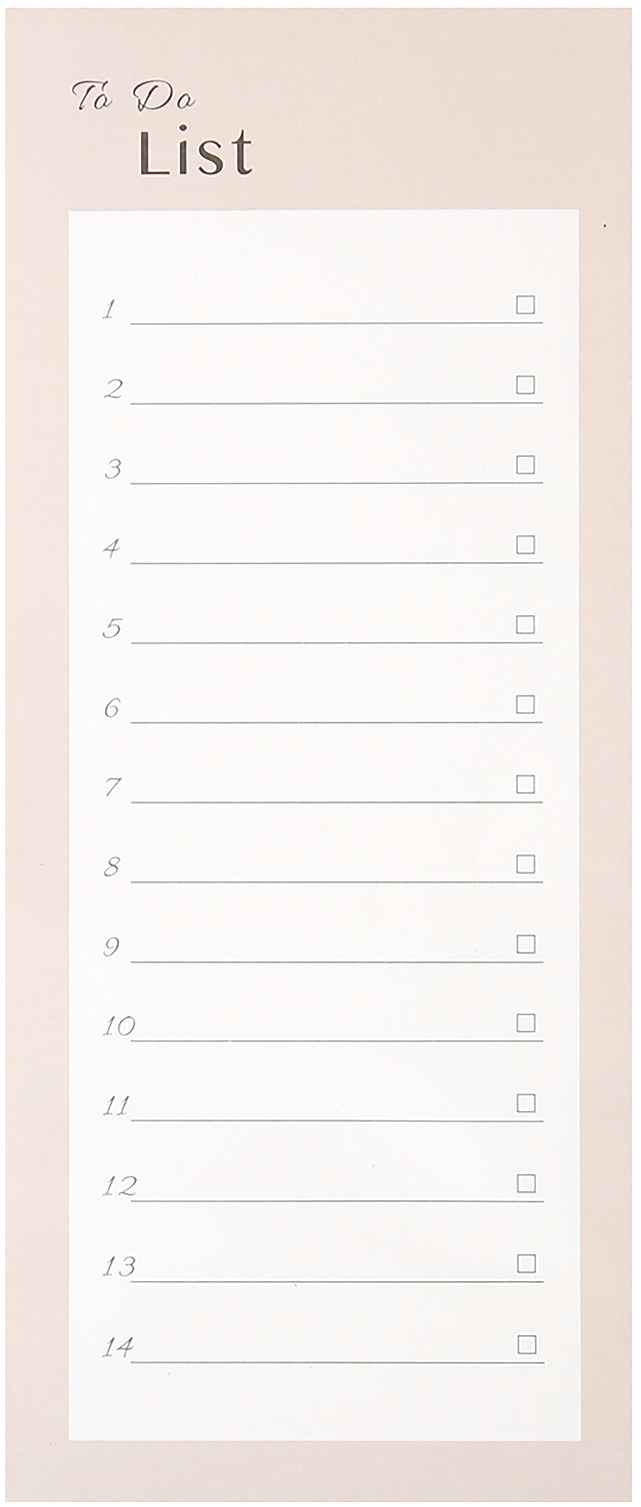 I AM CREATIVE To Do Liste 9x21cm 4005.38 rosa 80 Blatt