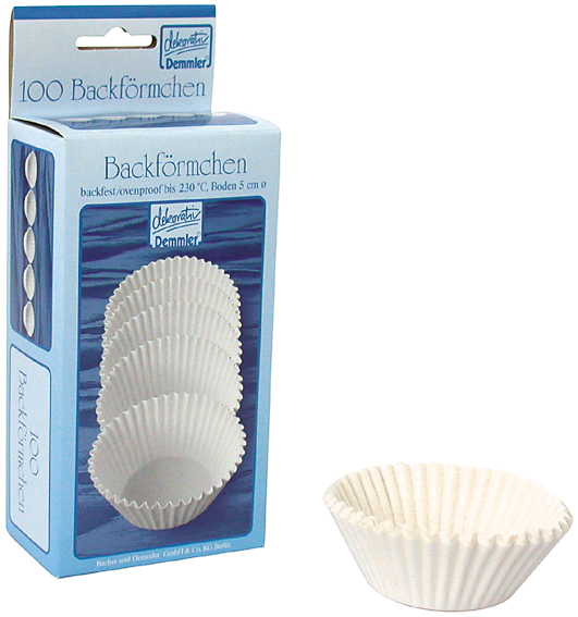 DEMMLER Diplomat-Kapseln 5x2,5cm 5012122024 weiss 200 Stück