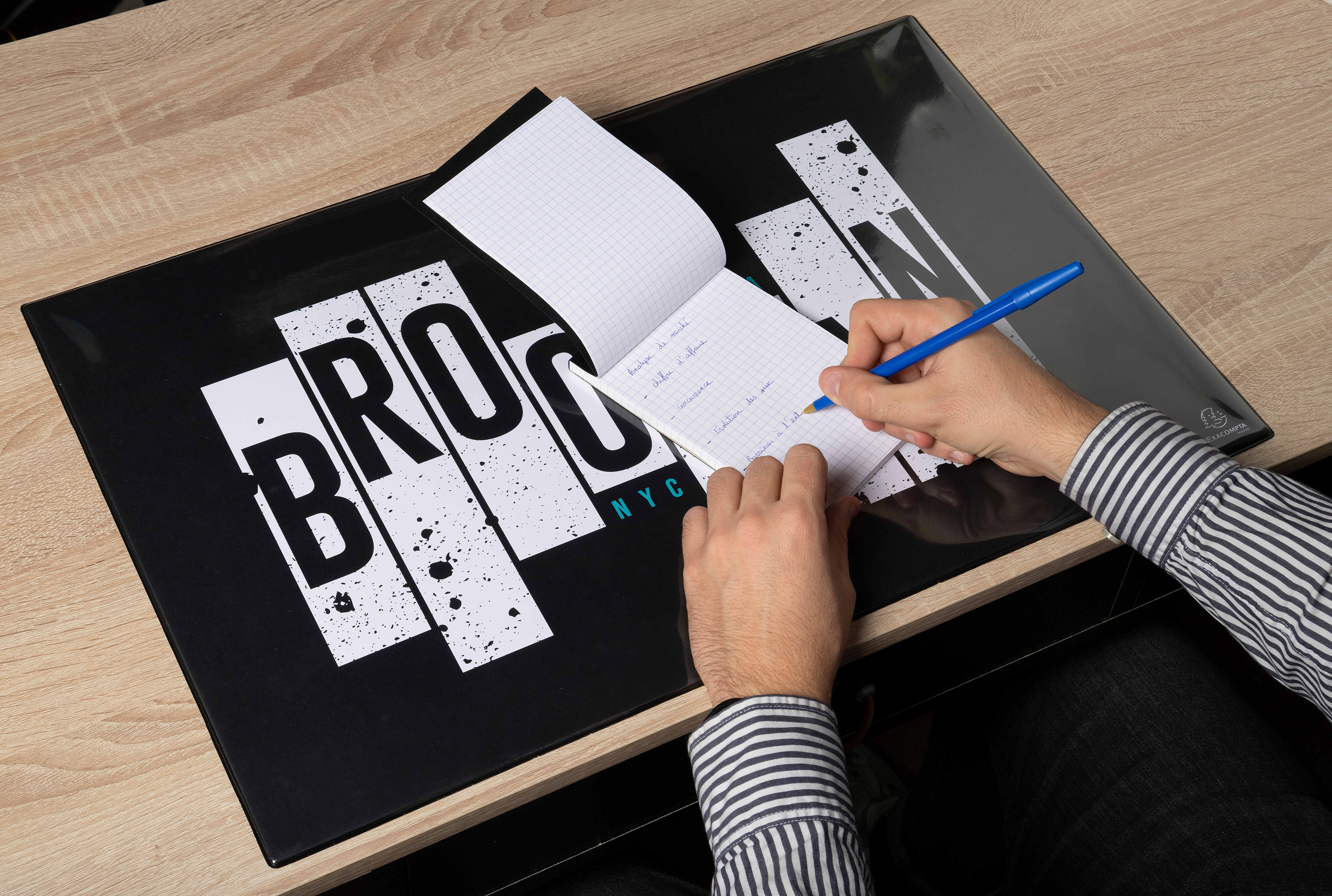 EXACOMPTA Schreibunterlage 37.5x57.5cm 29793E Brooklyn