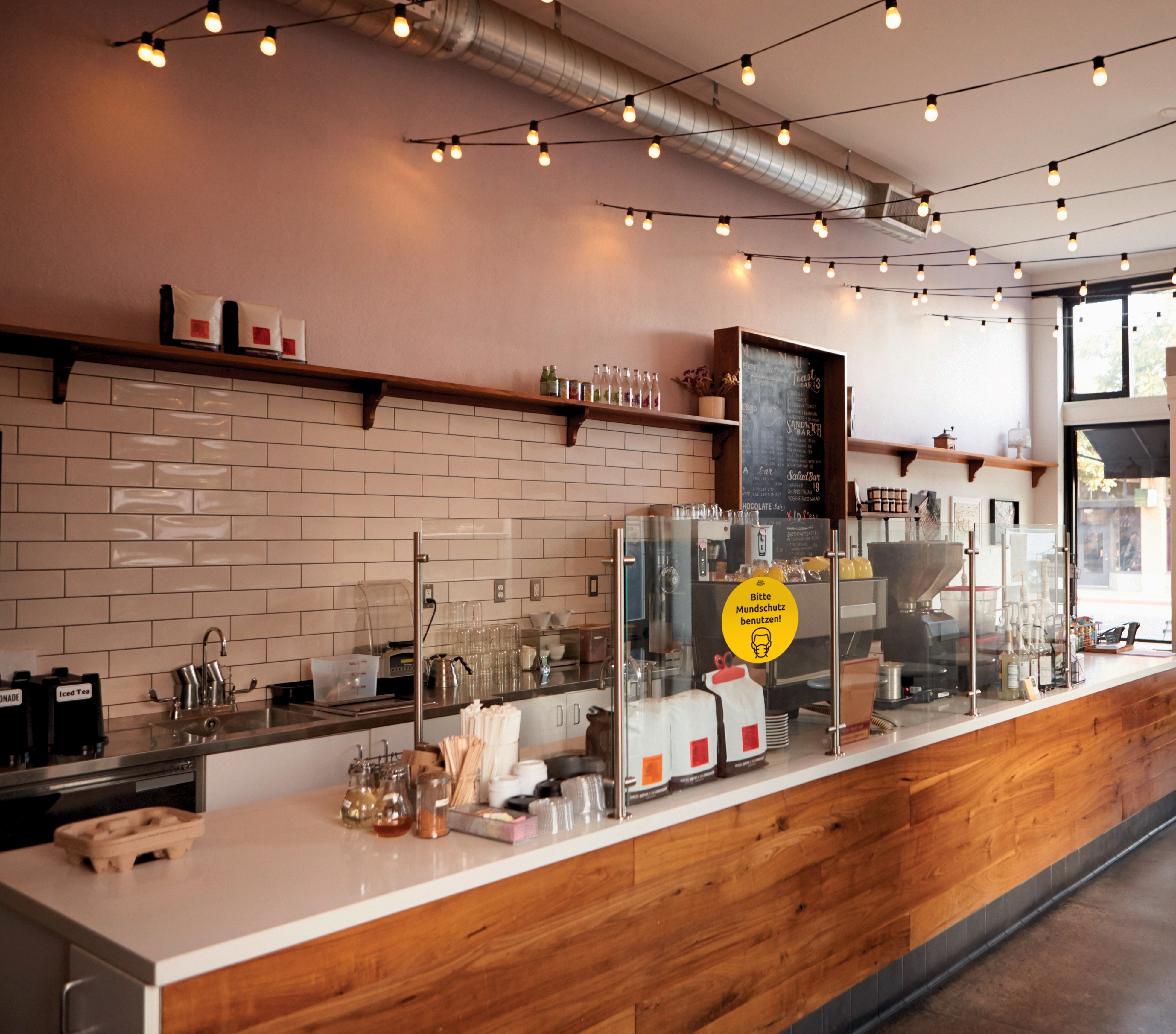 AVERY ZWECKFORM Hinweis-Aufkleber DE 20cm 49404 Mundschutz 12 Stück