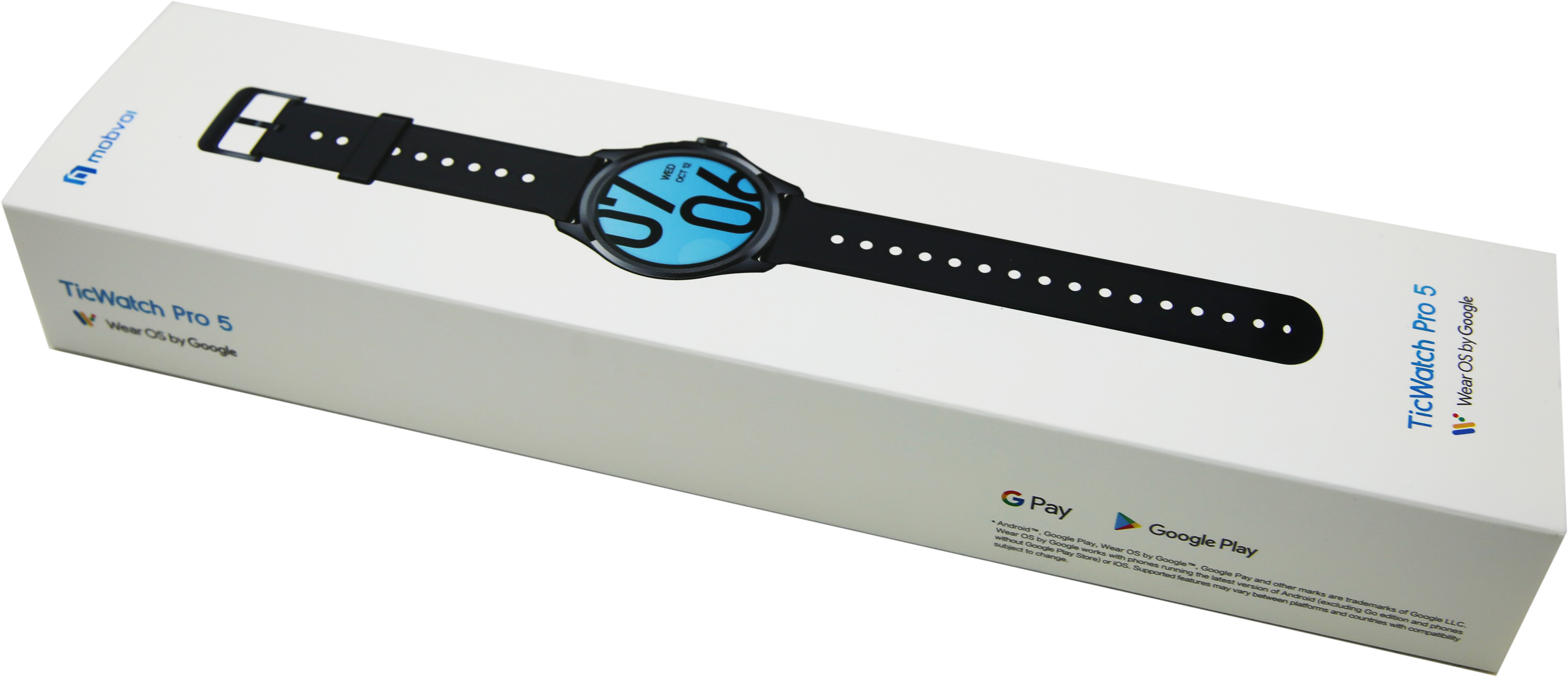 TICWATCH Smartwatch Pro 5 GPS P3170000400A Obsidian Black