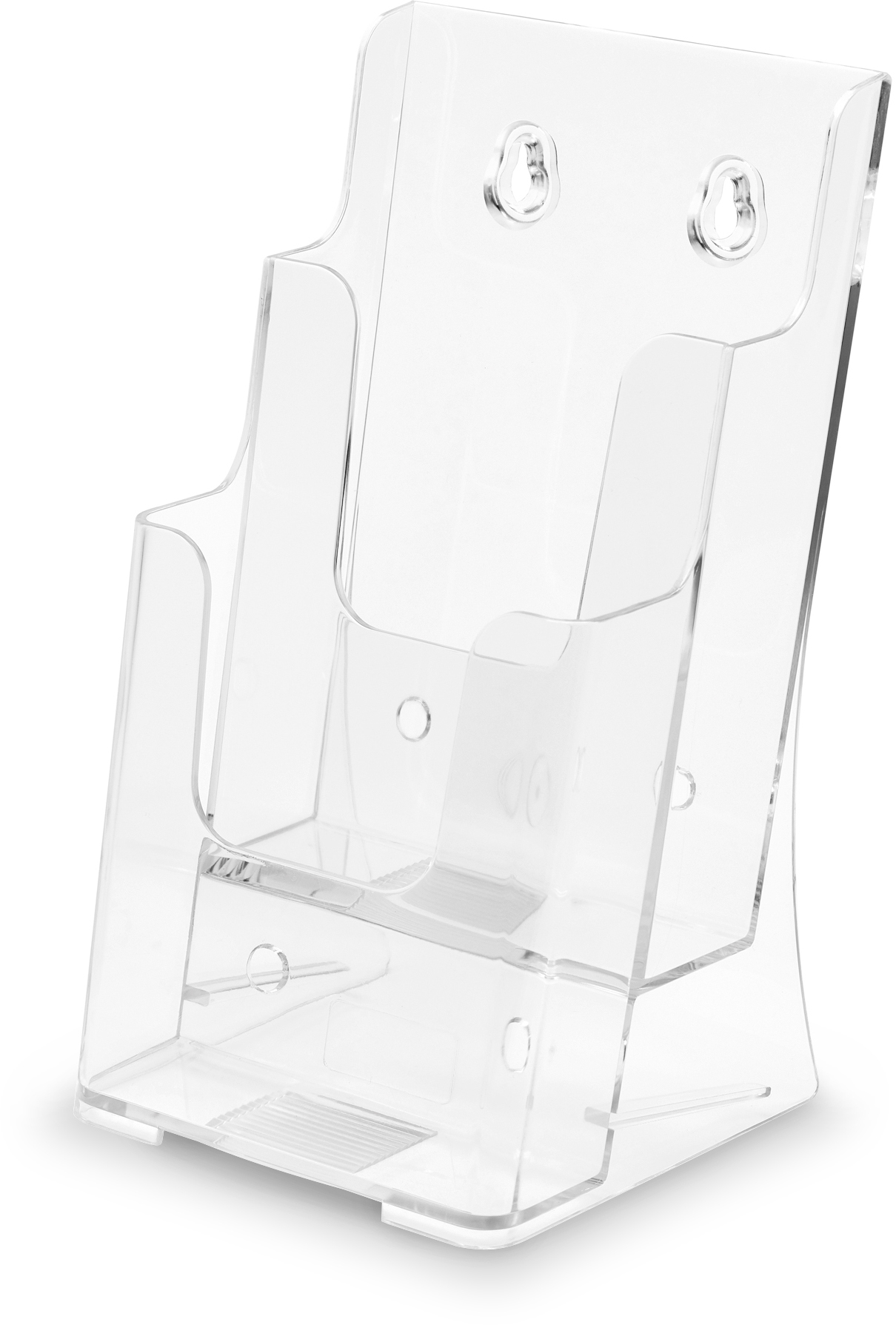 DEFLECTO Prospekthalter Classic 1/3 A4 LHPT431 hoch, 3 Fächer