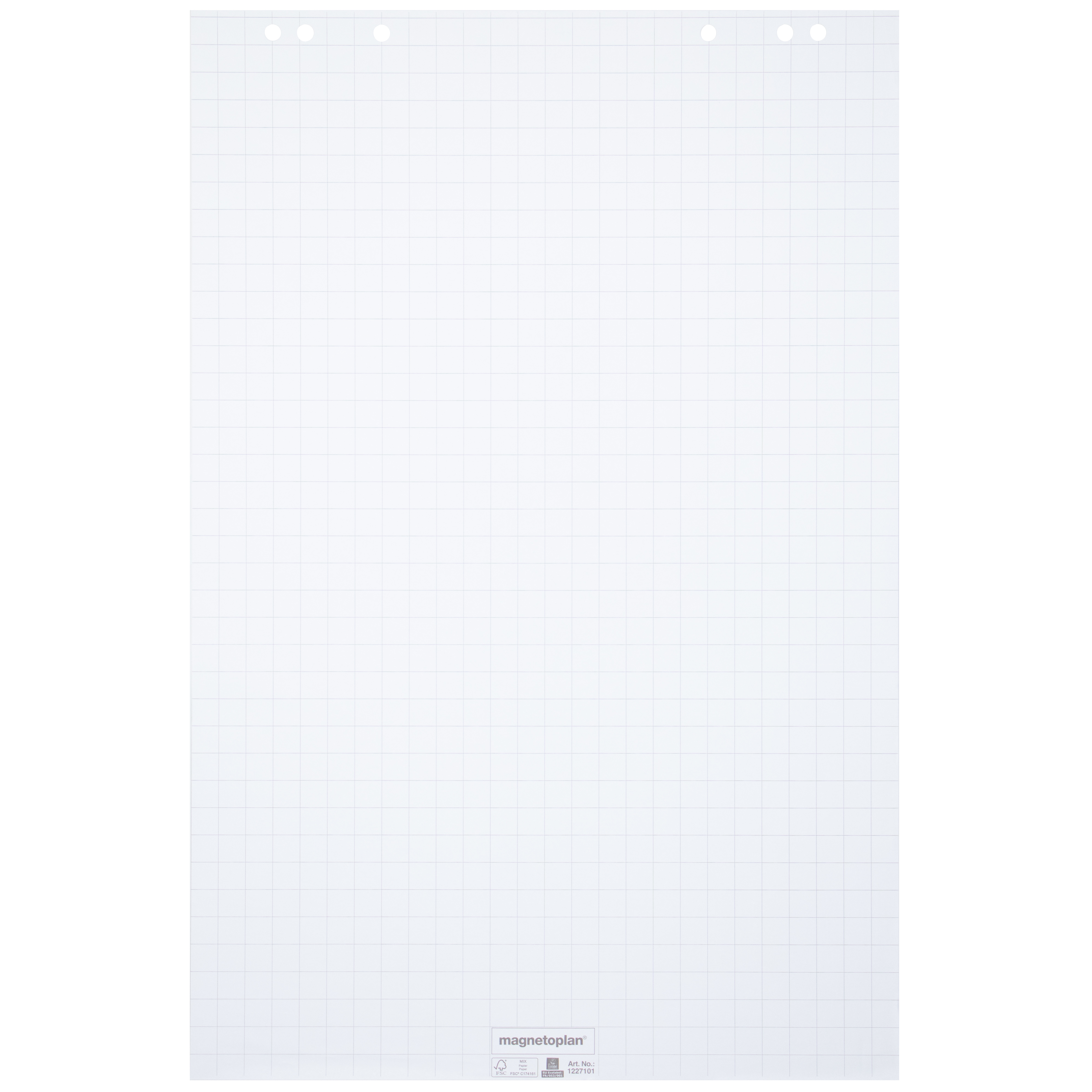MAGNETOPLAN Flipchart-Block 65x93cm 1227101 flachl. 80g, 5x20 Blatt