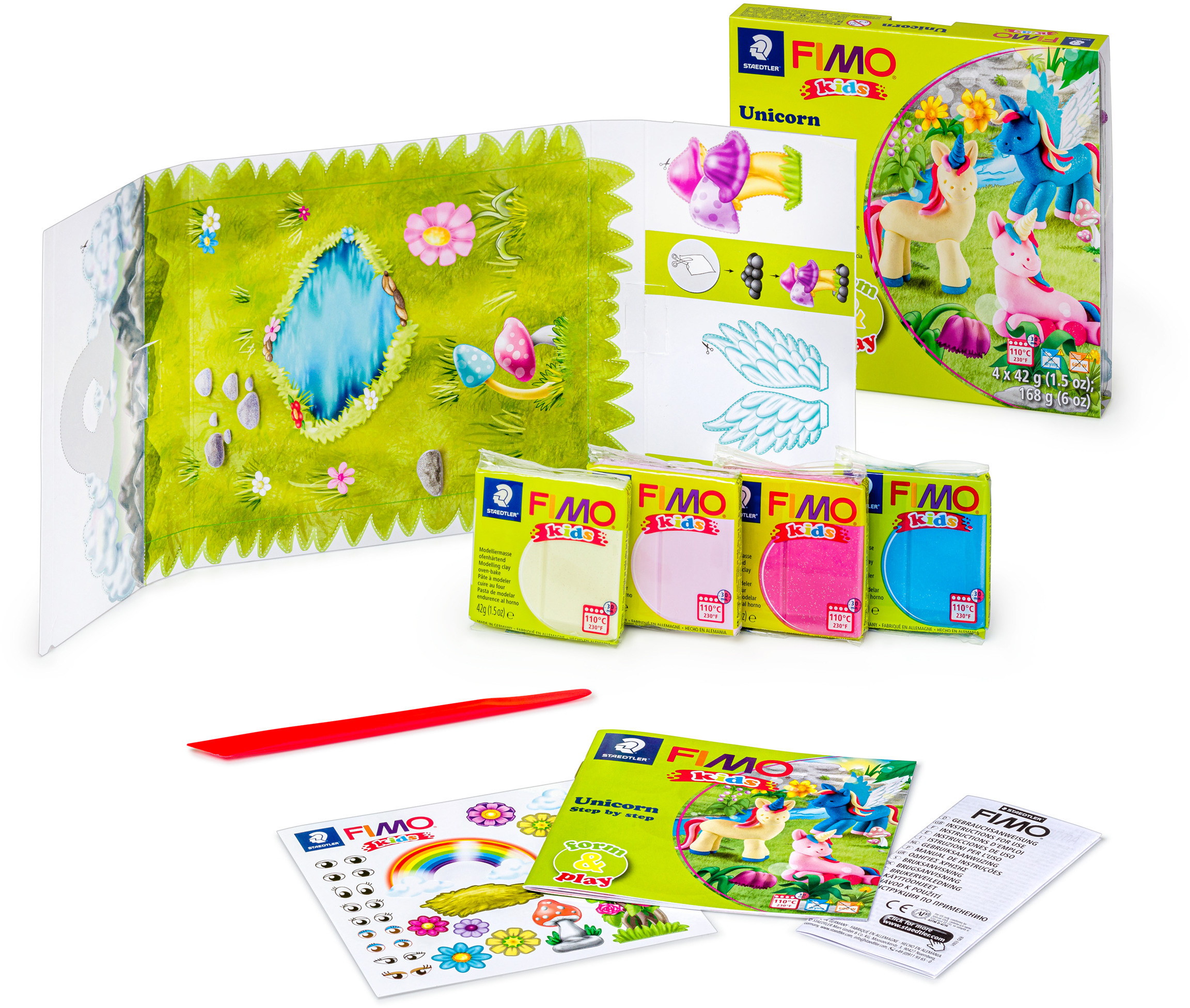 FIMO form&play 4x42g 803419LY Set Unicorn