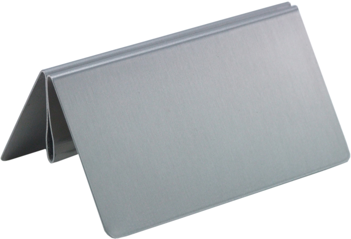 DEFLECTO Kartenhalter 100x50x58mm 794261 Edelstahl