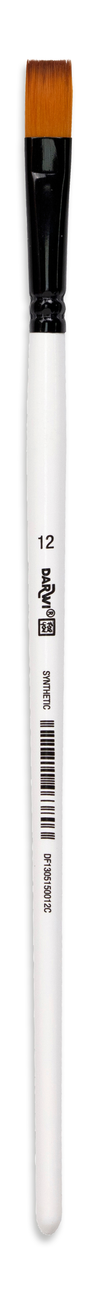 DARWI Flachpinsel 11mm DF1305150012C Grösse 12, Synthetik