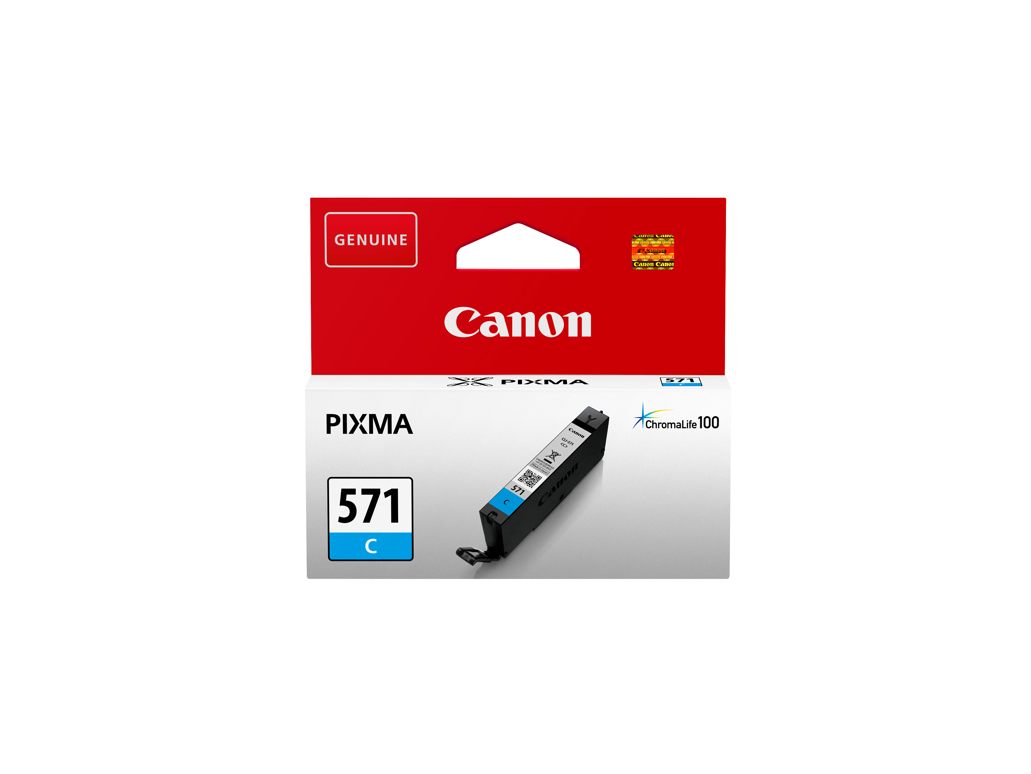 Canon Tintenpatrone cyan (0386C001, CLI-571C)