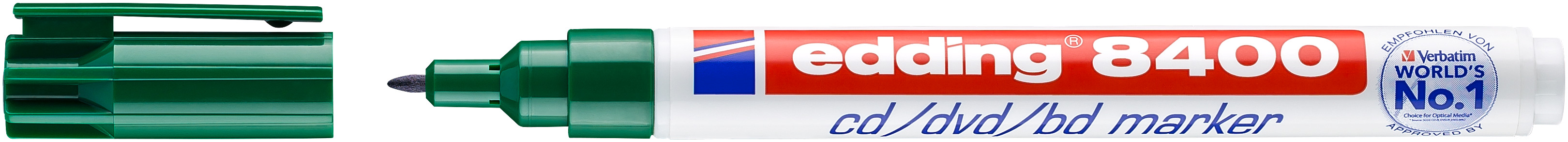 EDDING CD-Marker 8400 0,5-1mm 8400-4 grün
