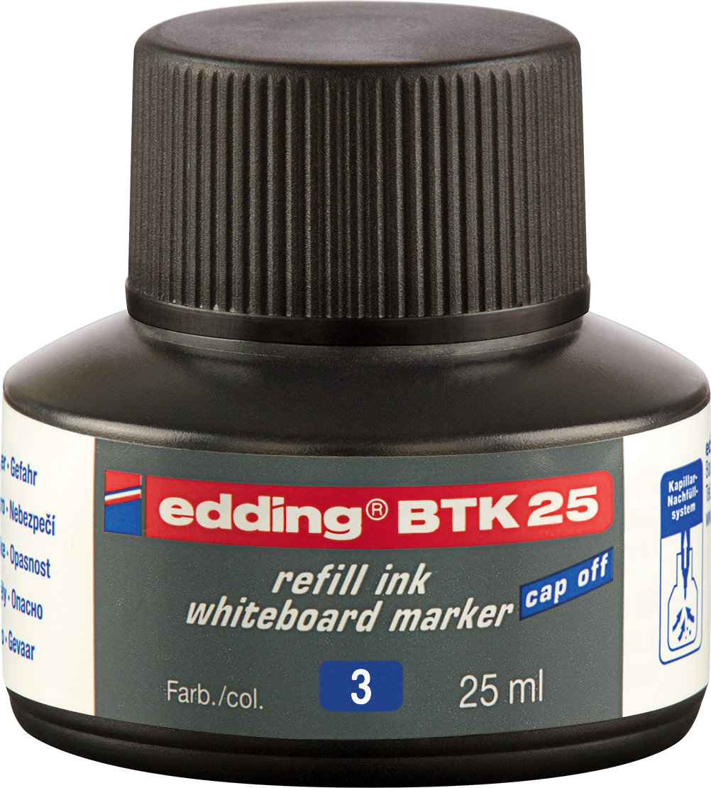 EDDING Nachfülltusche BTK25 BTK-25-3 blau