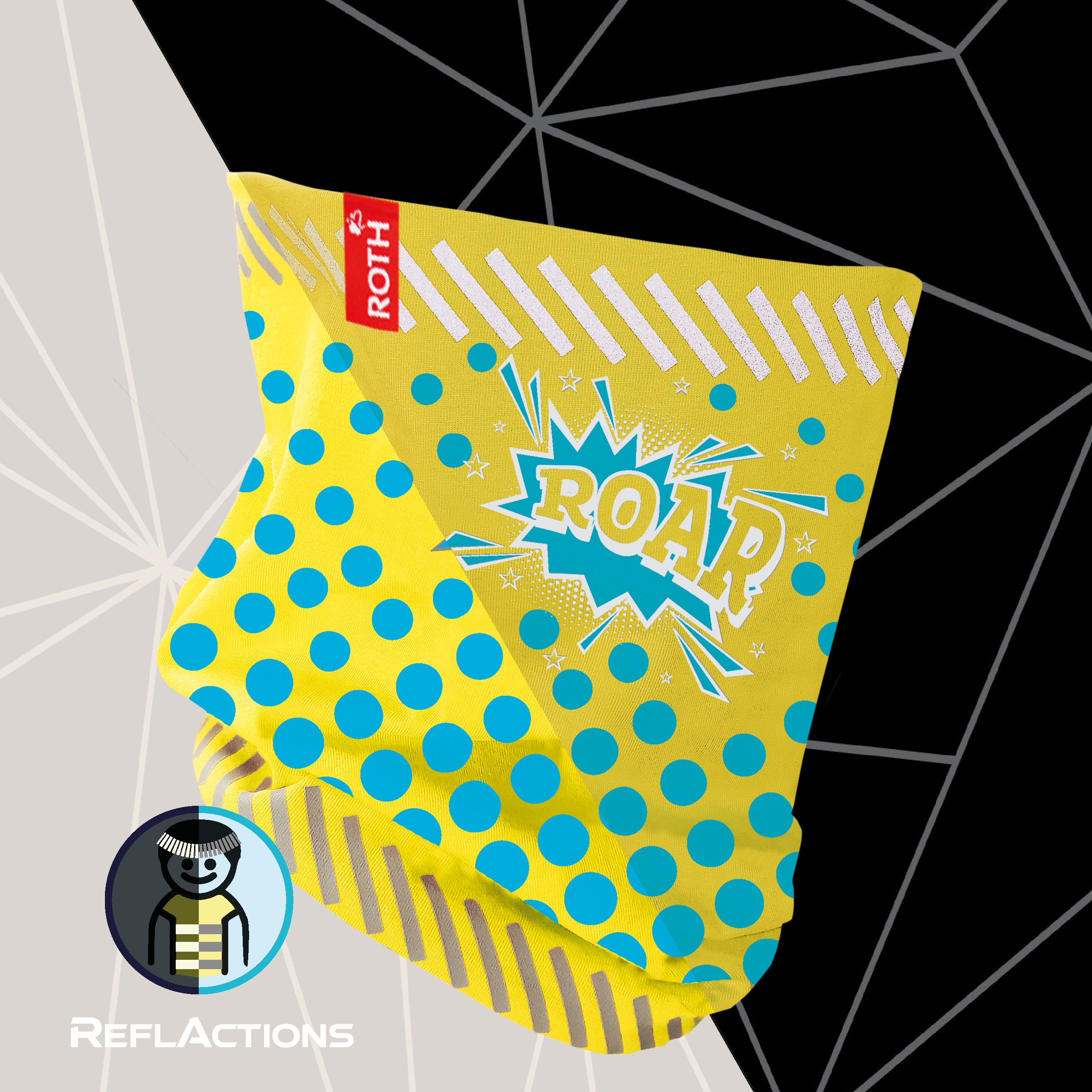 ROOST Schlauchschal 89320 ReflActions, Roar