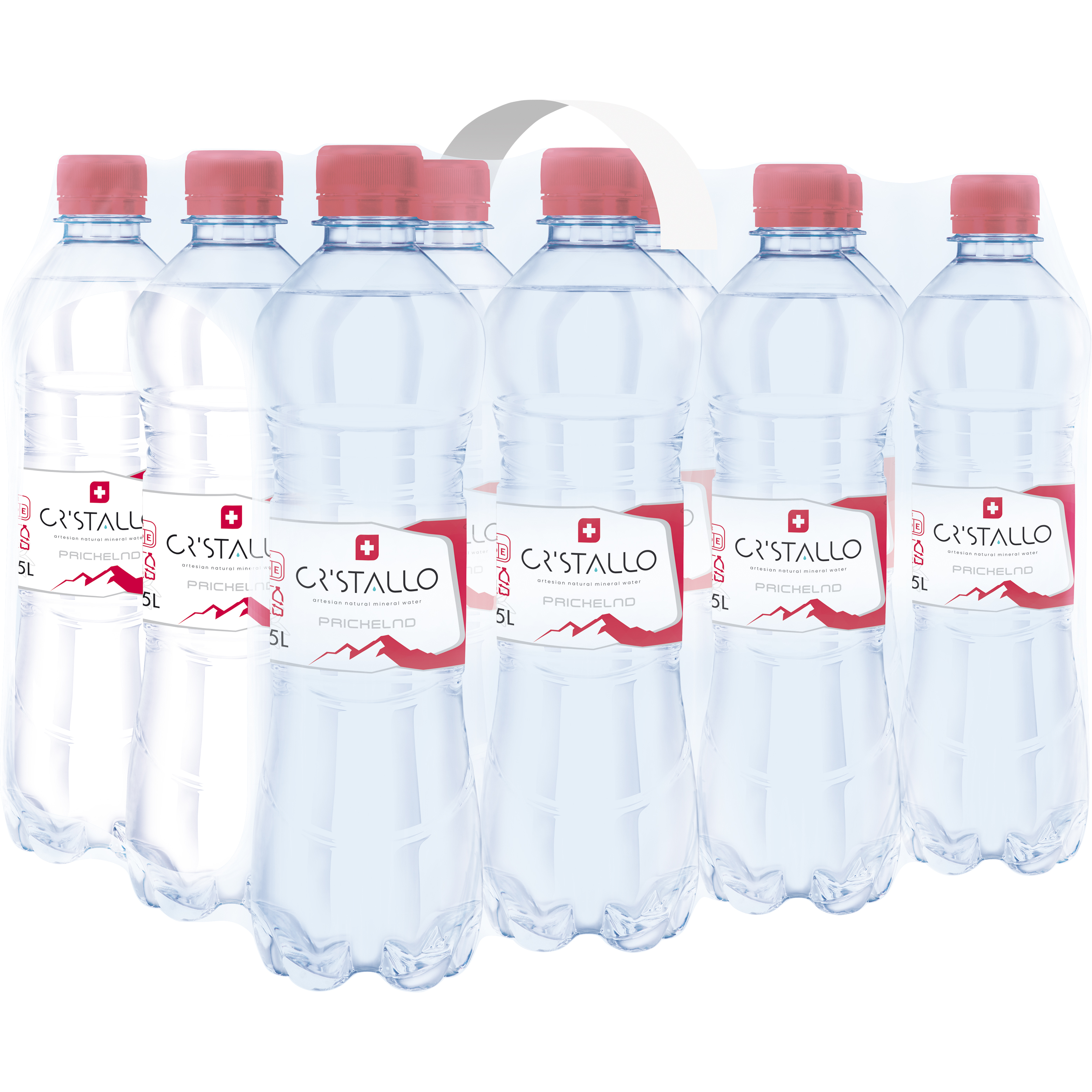 CRISTALLO rot, mit Kohlensäure, Pet 683760 50 cl, 12 Stk.