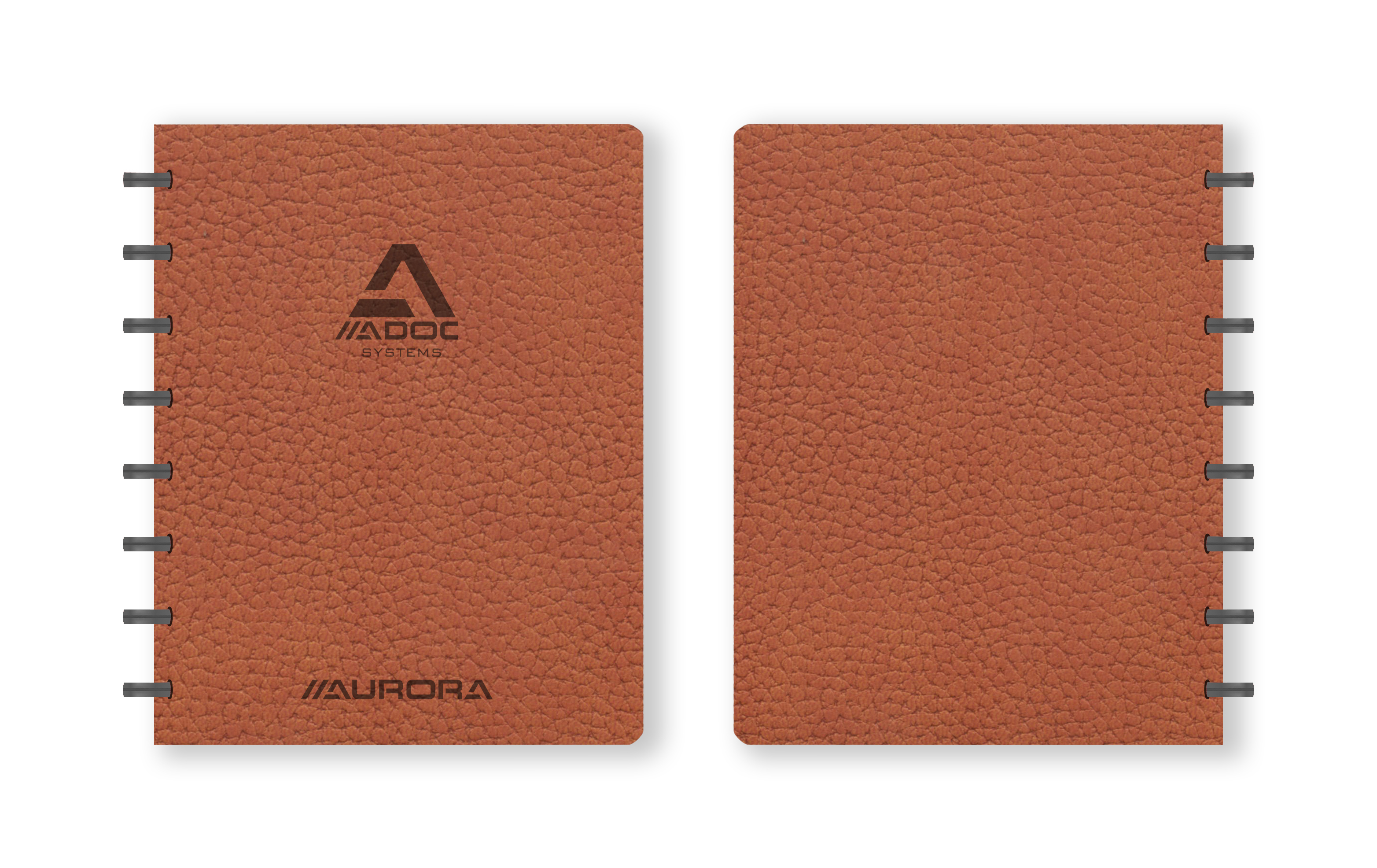 ADOC Ringbuch BUSINESS A5 3055.301 braun, kariert 144 Seiten