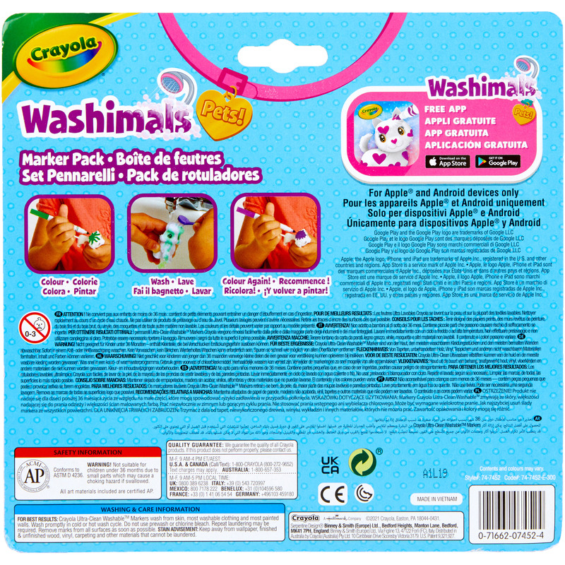CRAYOLA Washimals Katzenset 6030.07253