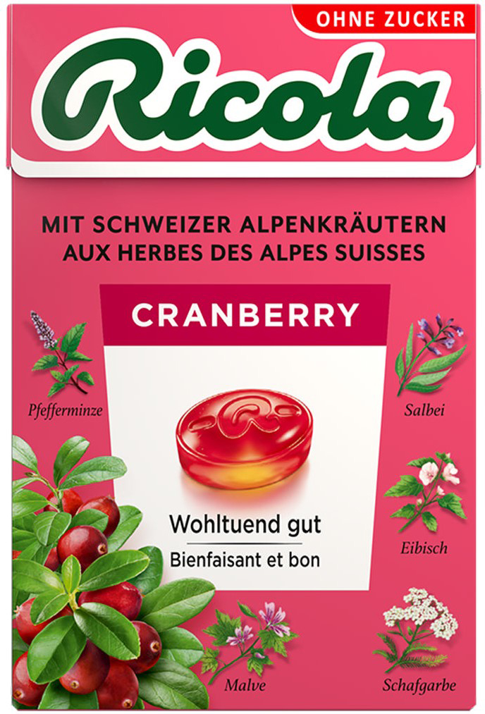 RICOLA Cranberry 4195 1x50g