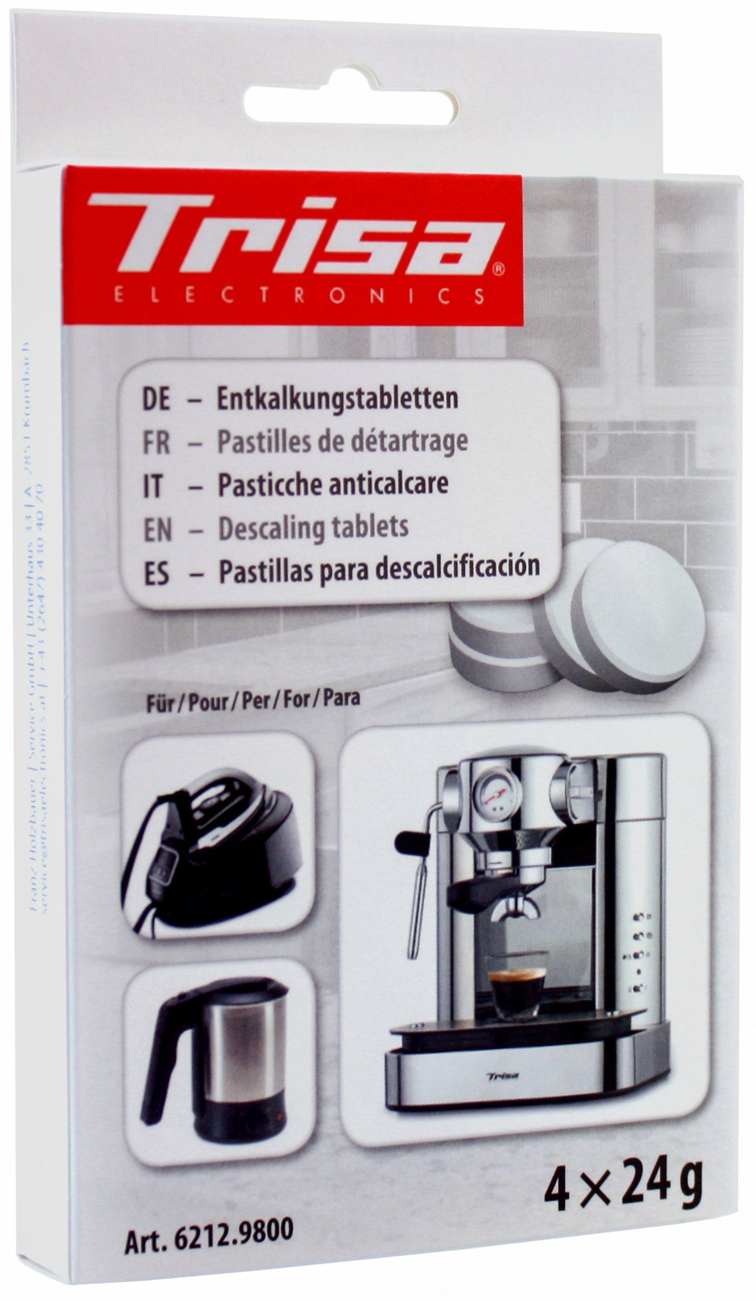 TRISA Entkalkungstabletten 6212.9800 4 Stk.