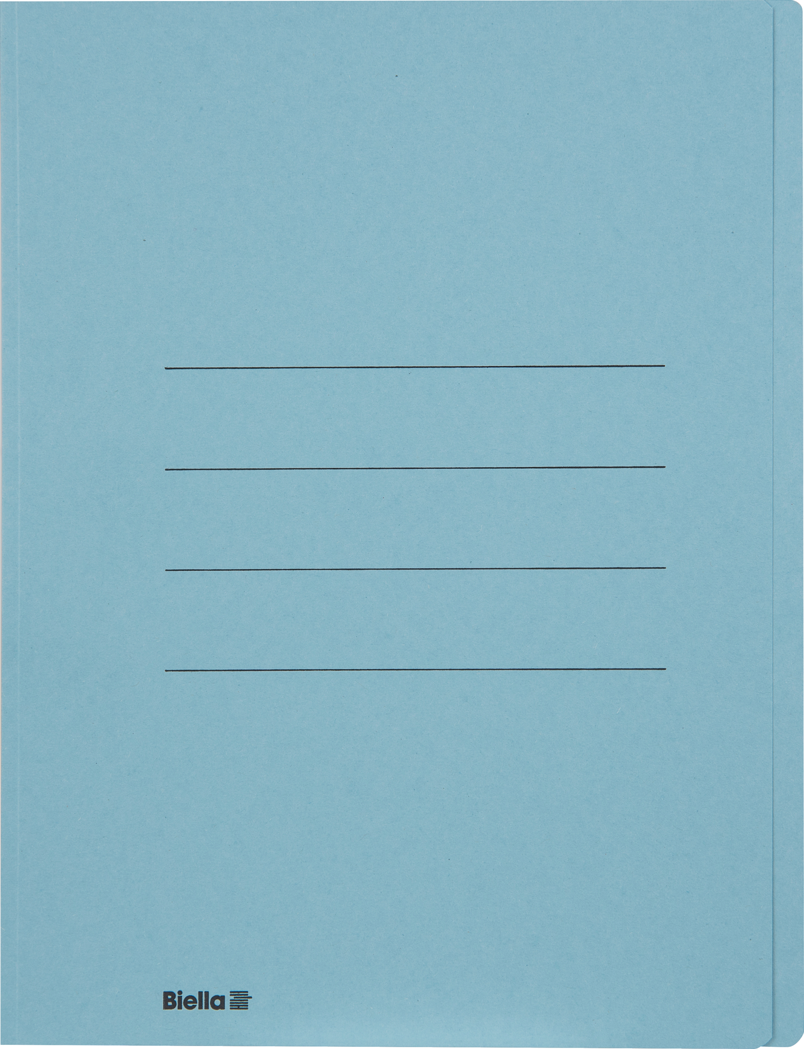BIELLA Einlagemappe A4 25040005U blau 240g/m2