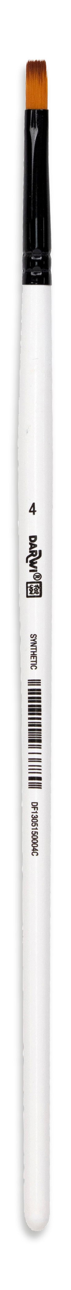 DARWI Flachpinsel 5.2mm DF1305150004C Grösse 4, Synthetik