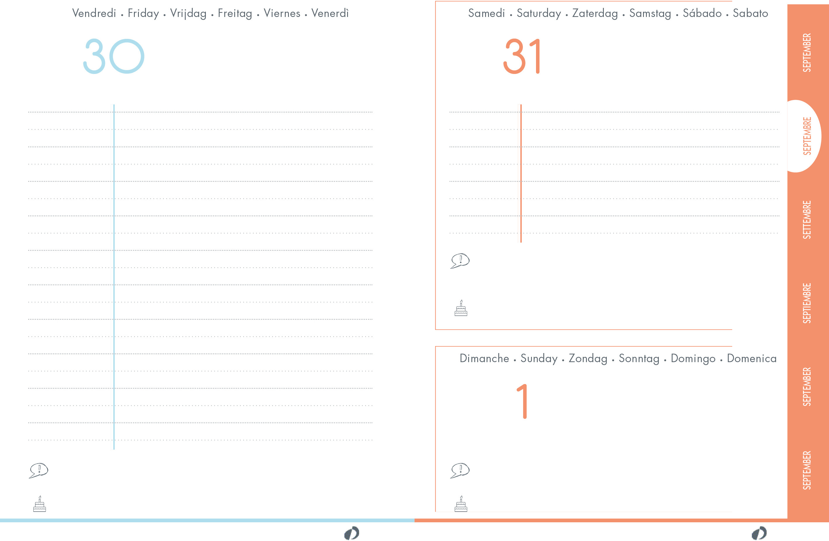 QUO-VADIS Eurotextagenda Hund 26/27 1282767Q 1T/1S 12M ML 12x17cm