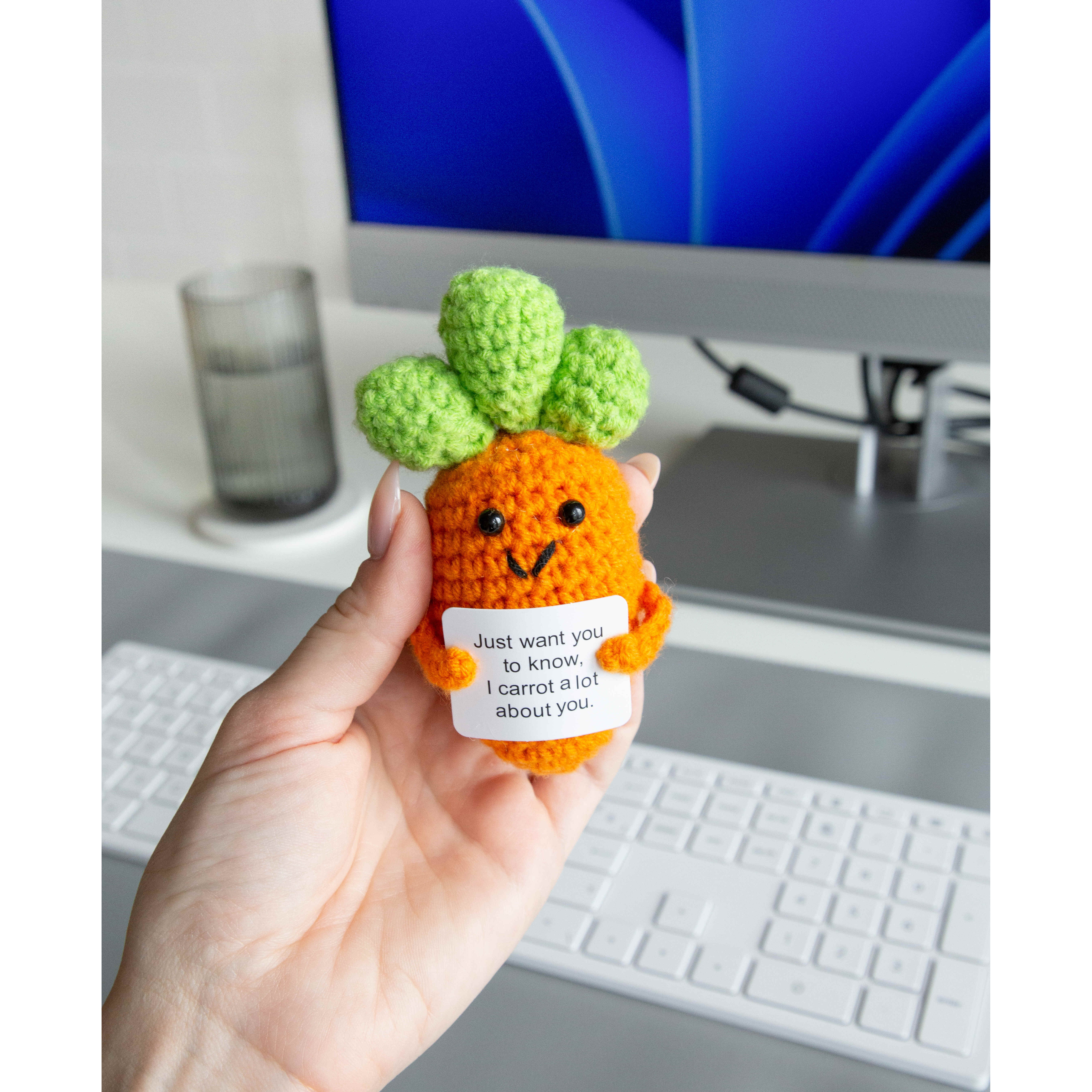 I AM CREATIVE Positive Carrot 11cm 1000-1460 orange