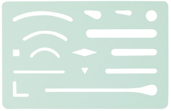 ECOBRA Radierschablone 760200 60x93x0.1mm